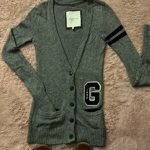 Gilly Hicks Charcoal V-Neck Sweater